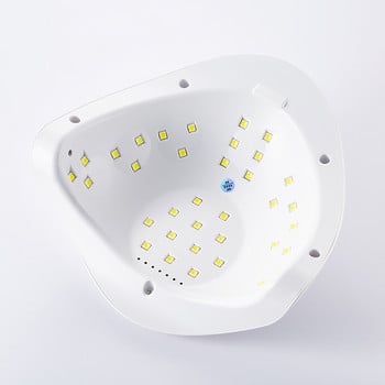 SUN X5 Plus 72W LED лампа за сушилня за нокти UV лампа за сушене на маникюр гел лак лед лампа с LCD дисплей автоматичен сензор