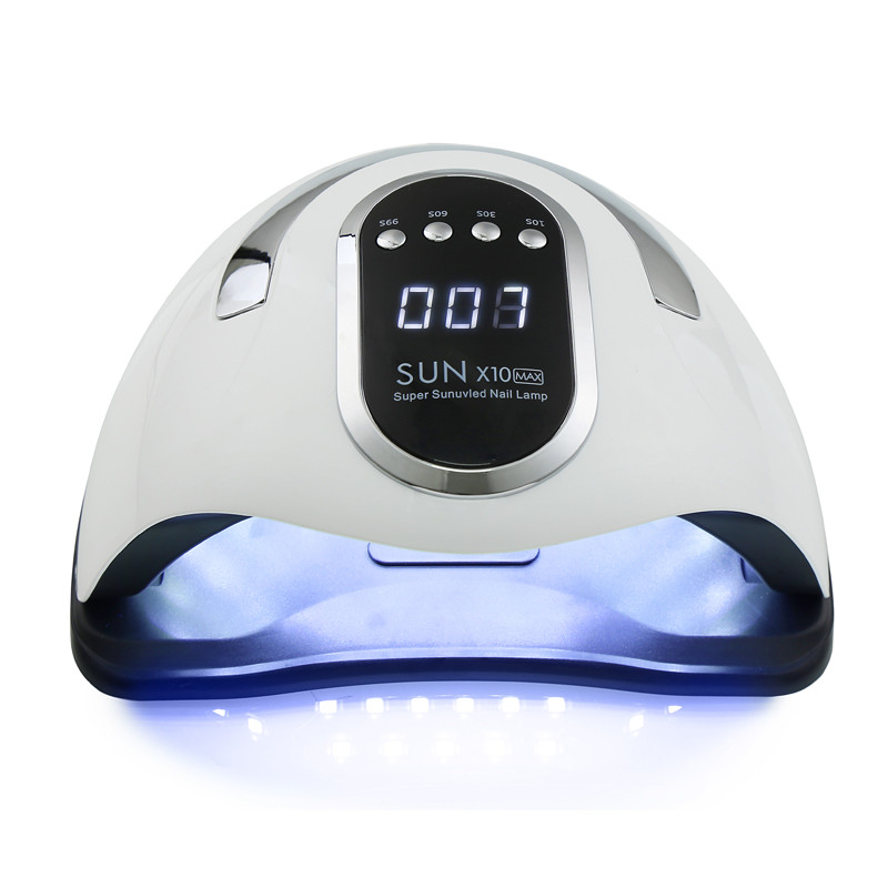 Lampă LED UV SUN X10 MAX pentru manichiură, lac de gel cu uscare rapidă, cu setare temporizatoare, senzor automat, instrumente de manichiură, nail art profesional