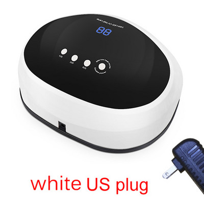 Cea mai nouă lampă pentru unghii de 72W de mare putere cu buton temporizator Senzor inteligent Ecran LCD Uscător de unghii cu spațiu mare Lămpi UV LED