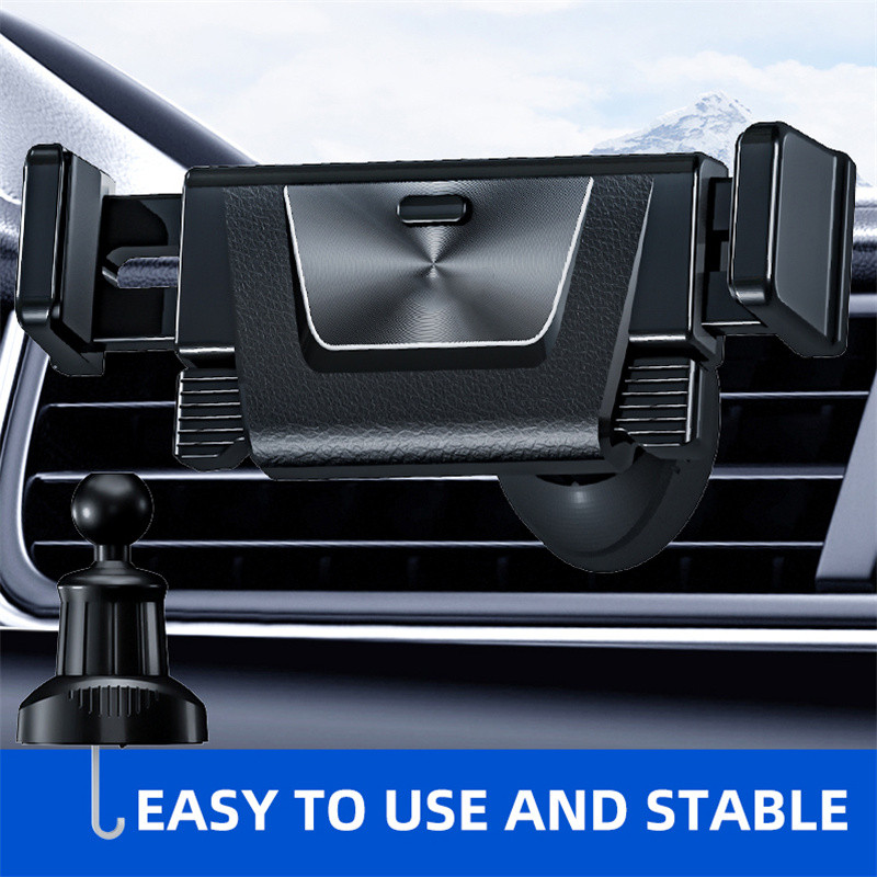 DL S5 Στήριγμα τηλεφώνου αυτοκινήτου Gravity Air Vent Mobile Stand για κινητό τηλέφωνο 5,2-7 ιντσών Smartphone Βάση στήριξης GPS Βάση τηλεφώνου στο αυτοκίνητο
