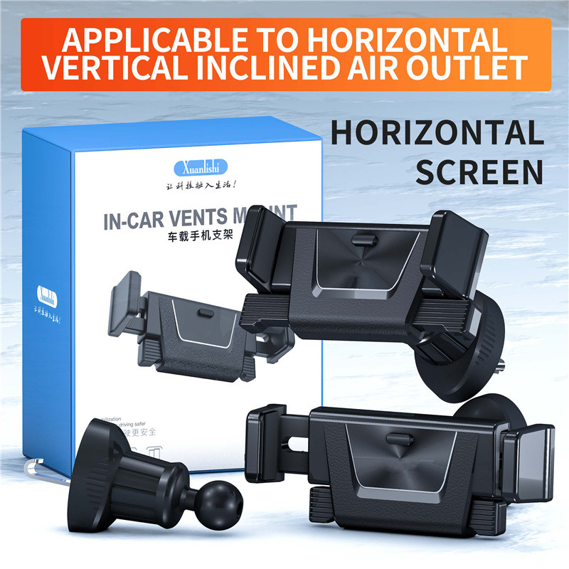 DL S5 Στήριγμα τηλεφώνου αυτοκινήτου Gravity Air Vent Mobile Stand για κινητό τηλέφωνο 5,2-7 ιντσών Smartphone Βάση στήριξης GPS Βάση τηλεφώνου στο αυτοκίνητο