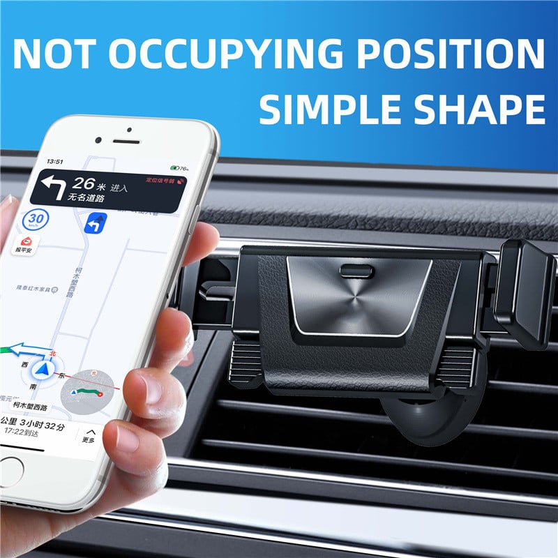 DL S5 Στήριγμα τηλεφώνου αυτοκινήτου Gravity Air Vent Mobile Stand για κινητό τηλέφωνο 5,2-7 ιντσών Smartphone Βάση στήριξης GPS Βάση τηλεφώνου στο αυτοκίνητο