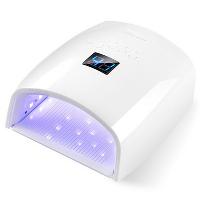 30 LED-es beépített akkumulátoros újratölthető köröm UV lámpa, vezeték nélküli gél lakk szárító UV LED körömlámpa vezeték nélküli szalon műkörmök