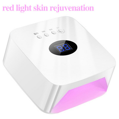 30 LED-es beépített akkumulátoros újratölthető köröm UV lámpa, vezeték nélküli gél lakk szárító UV LED körömlámpa vezeték nélküli szalon műkörmök