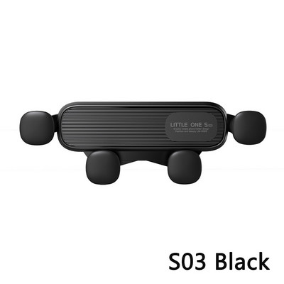 Suport pentru telefon mobil DL Mini Gravity în mașină Suport cu clemă pentru aerisire Suport pentru telefon mobil Suport GPS pentru iPhone Samsung Suport pentru telefon auto