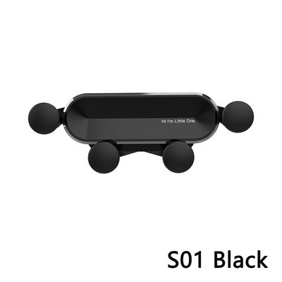 Suport pentru telefon mobil DL Mini Gravity în mașină Suport cu clemă pentru aerisire Suport pentru telefon mobil Suport GPS pentru iPhone Samsung Suport pentru telefon auto