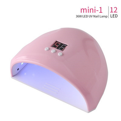 NOQ 24W pentru uscător de unghii MINI-1 Lampă UV LED Max12 margele Lampă ultravioletă pentru unghii pentru manichiură lac de unghii cu gel Echipament pentru arta unghiilor