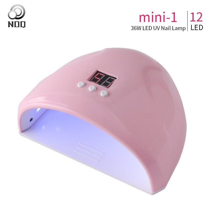 NOQ 24W körömszárítóhoz MINI-1 UV LED lámpa Max12 Beads ultraibolya köröm lámpa manikűr zselé körömlakk körömdíszítő felszereléshez