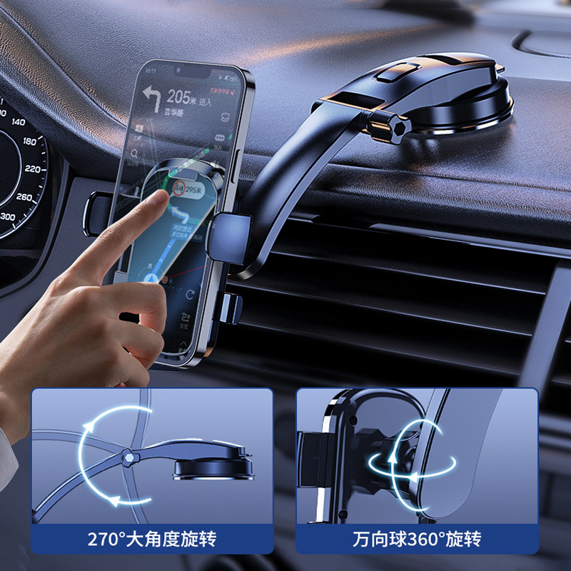 Autós telefontartó Szívóállvány mobiltelefonhoz Mobiltelefon-támogatás Telefontartó Iphone-hoz 7 8 11 12 13 Max Xiaomi Samsung Huawei