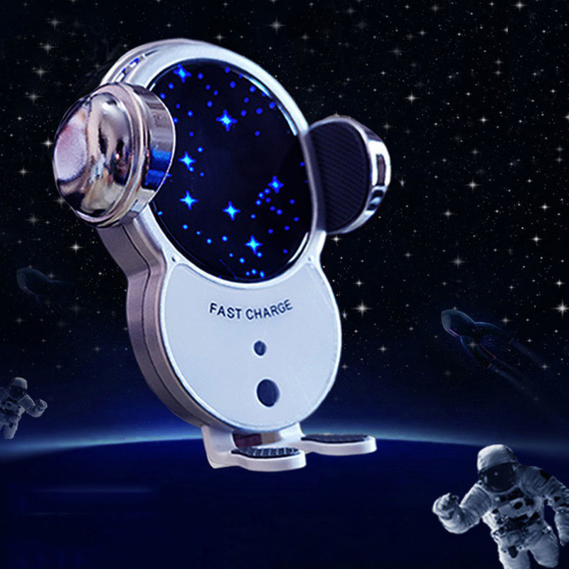 Βάση τηλεφώνου αυτοκινήτου Αυτόματη ασύρματη φόρτιση Βάση στήριξης κινητού τηλεφώνου για iPhone13 12 11 Samsung Qi Fast Charging Cell Stand