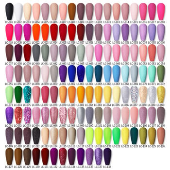 LILYCUTE 10 Colors Gel Nail Polish Σετ Ημιμόνιμο Υβριδικό Gel Βερνίκια Soak Off UV Lamp For Manicure Nail Art Gel Polish