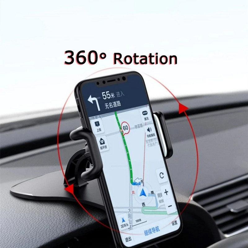 DL Dashboard HUD Θήκη τηλεφώνου αυτοκινήτου Βάση πλοήγησης κινητού τηλεφώνου Βάση υποστήριξης GPS αυτοκινήτου για iPhone Φορητή βάση κινητής Samsung