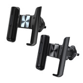 Air Vent Clip autós telefontartó Mobiltelefon rögzítő állvány 360°-ban elforgatható GPS-támogatás Univerzális mobiltartó iPhone Samsu készülékhez