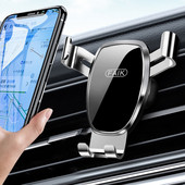 Držač za telefon u automobilu Nosač za ventilacijski otvor Držači za mobilne telefone Univerzalni GPS nosač Gravity Car Mobile podrška za IPhone 13 Xiaomi