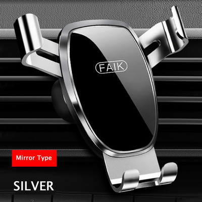 Držač za telefon u automobilu Nosač za ventilacijski otvor Držači za mobilne telefone Univerzalni GPS nosač Gravity Car Mobile podrška za IPhone 13 Xiaomi