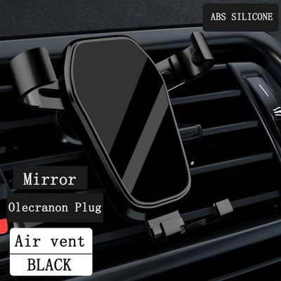 Držač za telefon u automobilu Nosač za ventilacijski otvor Držači za mobilne telefone Univerzalni GPS nosač Gravity Car Mobile podrška za IPhone 13 Xiaomi