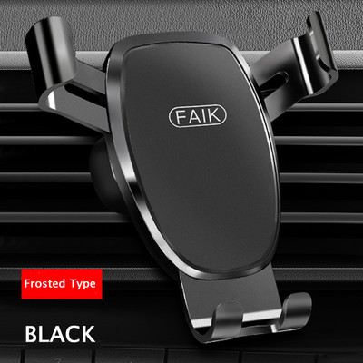 Držač za telefon u automobilu Nosač za ventilacijski otvor Držači za mobilne telefone Univerzalni GPS nosač Gravity Car Mobile podrška za IPhone 13 Xiaomi