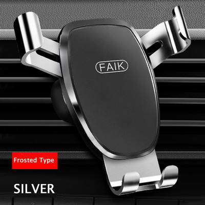 Držač za telefon u automobilu Nosač za ventilacijski otvor Držači za mobilne telefone Univerzalni GPS nosač Gravity Car Mobile podrška za IPhone 13 Xiaomi