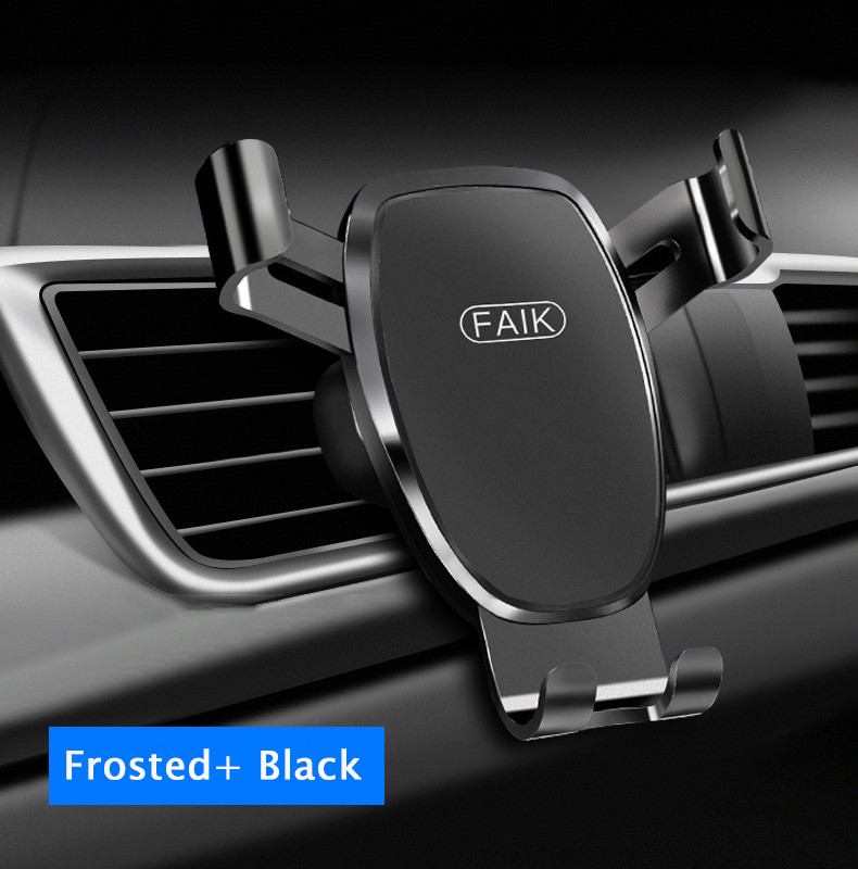 Držač za telefon u automobilu Nosač za ventilacijski otvor Držači za mobilne telefone Univerzalni GPS nosač Gravity Car Mobile podrška za IPhone 13 Xiaomi