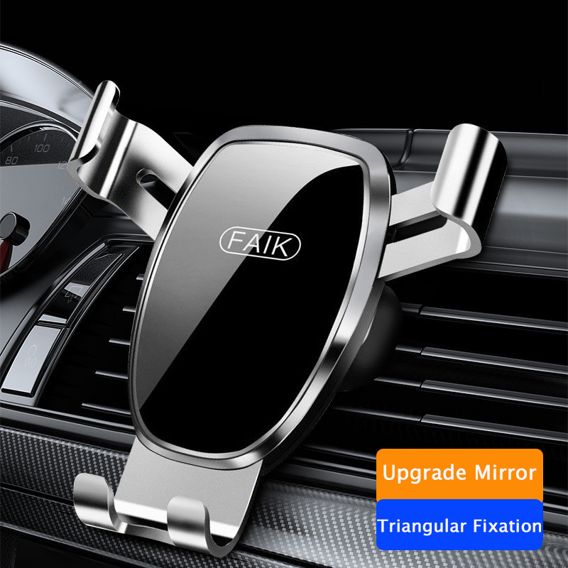 Držač za telefon u automobilu Nosač za ventilacijski otvor Držači za mobilne telefone Univerzalni GPS nosač Gravity Car Mobile podrška za IPhone 13 Xiaomi