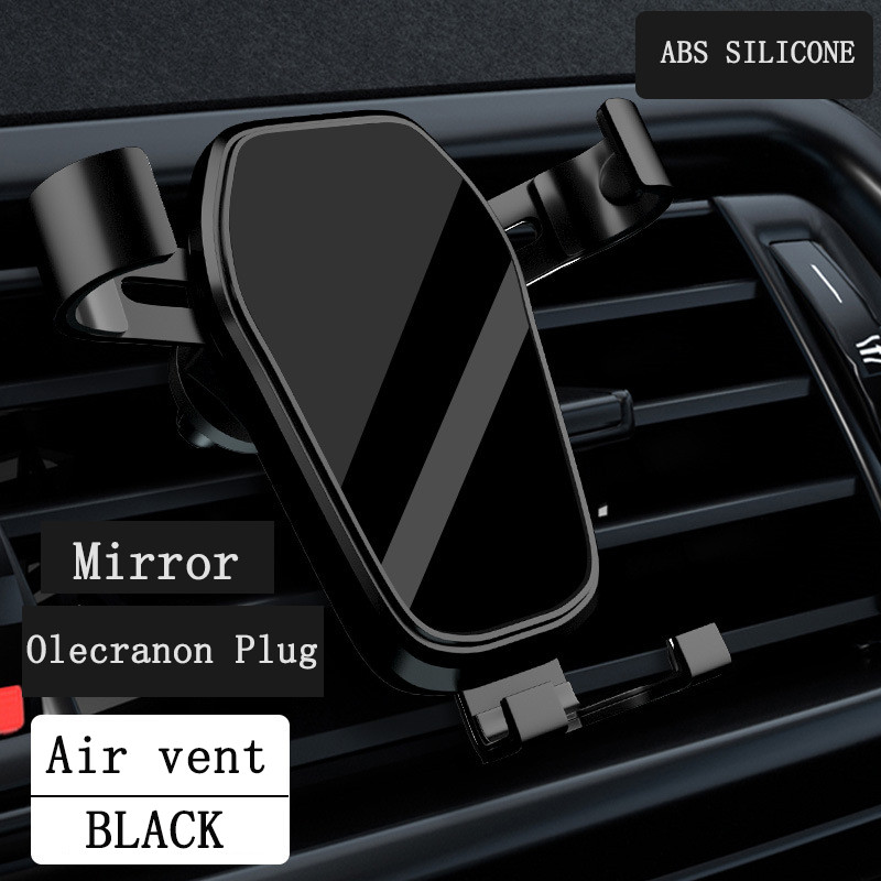 Držač za telefon u automobilu Nosač za ventilacijski otvor Držači za mobilne telefone Univerzalni GPS nosač Gravity Car Mobile podrška za IPhone 13 Xiaomi