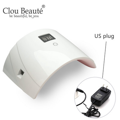 Clou Beaute 36W UV lámpa LED körömlámpa körömszárító minden gélhez lakk US/UK/EU Plug infravörös érzékelő 30/60s időzítő intelligens manikűr