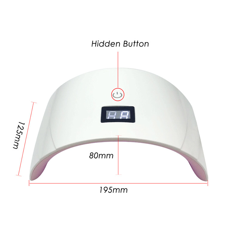 Clou Beaute 36W UV lámpa LED körömlámpa körömszárító minden gélhez lakk US/UK/EU Plug infravörös érzékelő 30/60s időzítő intelligens manikűr