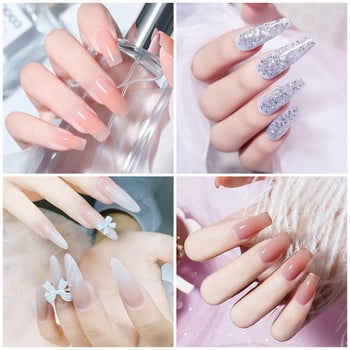 Σετ μανικιούρ με τζελ νυχιών Phoenixy Poly Extend Building Gel Kits Extension Nail Art Extension UV LED Λάμπα νυχιών Need Poly Nail Extension