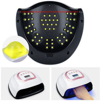 UV LED лампа за нокти за бързо съхнене на гел лак за нокти Сушилня 57LEDS Лед лампа за домашна употреба с автоматичен сензор за салон за маникюр