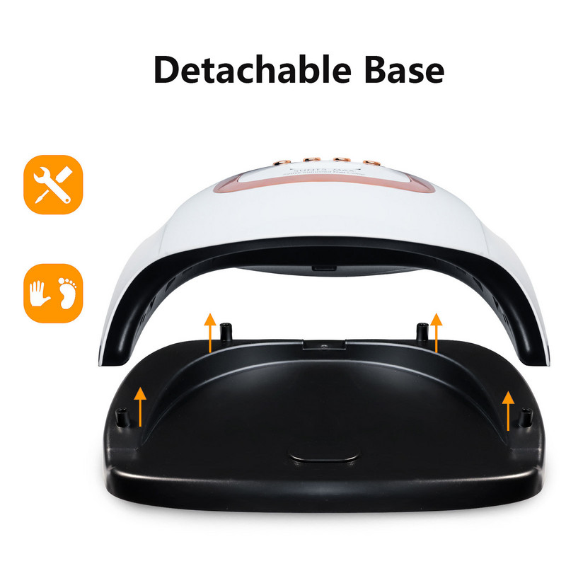 UV LED lampa za nokte za brzo sušenje gela za sušenje laka za nokte 57LEDS LED lampa za kućnu upotrebu s automatskim senzorom za salon za manikuru