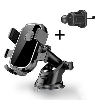Držači telefona u automobilu Držač za telefon u automobilu Stalak za montiranje na ventilacijski otvor za mobilni telefon Rotacija od 360 GPS nosač za iPhone Samsung Xiaom