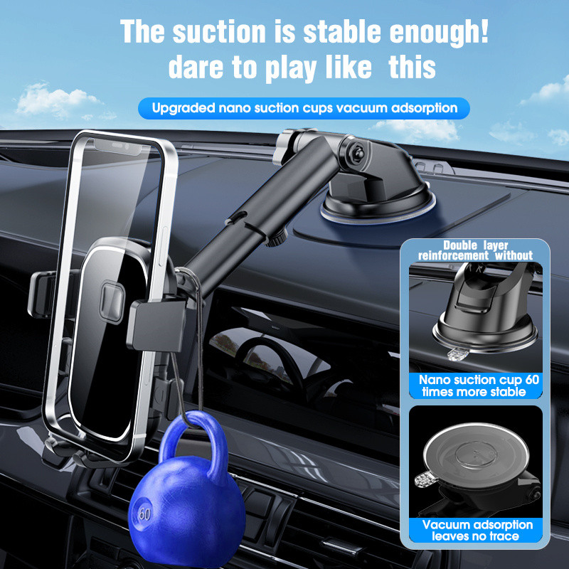 Držači telefona u automobilu Držač za telefon u automobilu Stalak za montiranje na ventilacijski otvor za mobilni telefon Rotacija od 360 GPS nosač za iPhone Samsung Xiaom