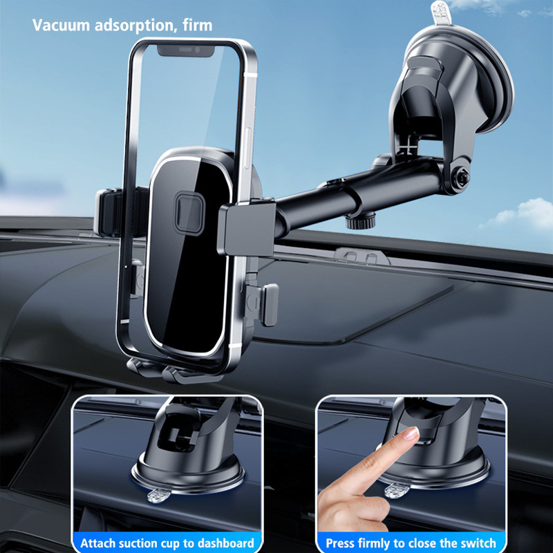 Držači telefona u automobilu Držač za telefon u automobilu Stalak za montiranje na ventilacijski otvor za mobilni telefon Rotacija od 360 GPS nosač za iPhone Samsung Xiaom