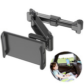 Jastuk za stražnji automobil, držač za telefon, teleskopski držač za telefon na stražnjem sjedalu automobila, 4-11 inča, telefon, tablet, držač za automobil, stalak za iPhone iPad 12 13