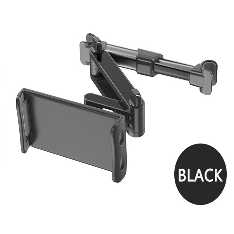 Automobilio galinės pagalvės telefono laikiklis Teleskopinis automobilio galinės sėdynės telefono laikiklis 4–11 colių telefono planšetinio kompiuterio automobilio laikiklio stovas, skirtas iPhone iPad 12 13