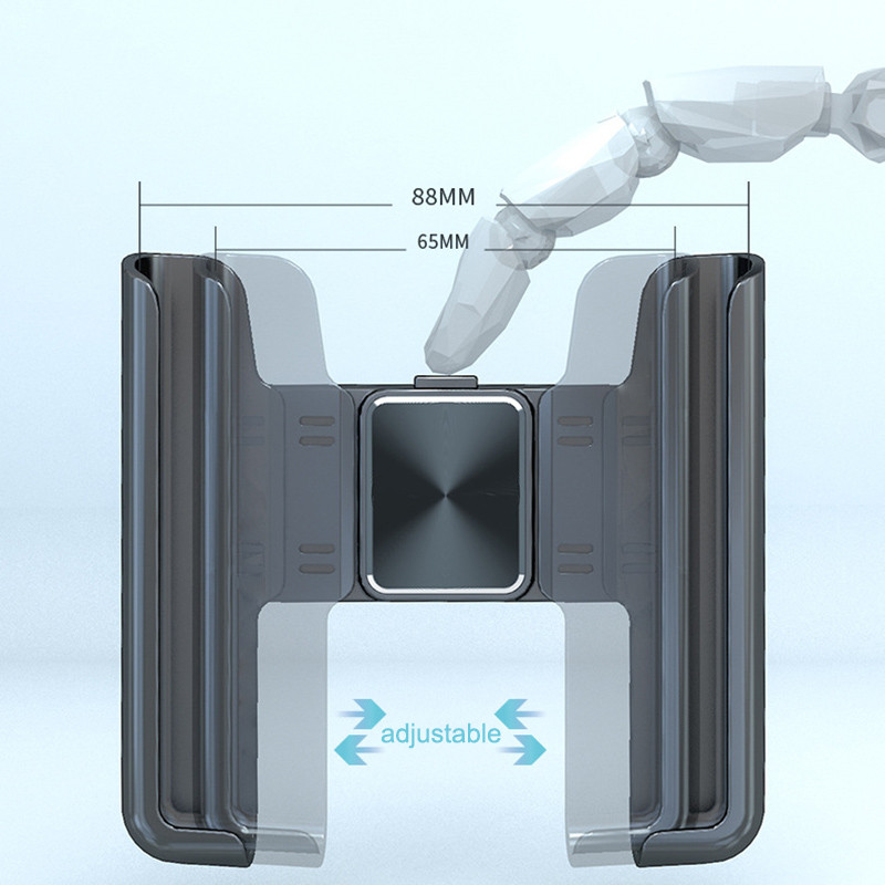 DL telefontartó autóban, 360°-ban forgatható állvány a CellPhone Universal Gravity autós telefontartóhoz légtelenítő klip tartó GPS támogatás