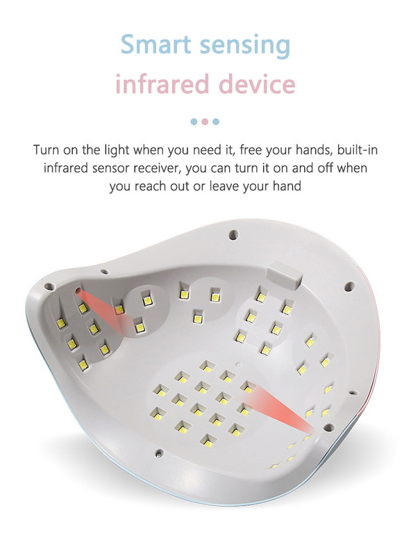 2022 Körömlámpa sütőlámpa Új körömlámpa fényterápiás gép LED Smart Induction Sun Nail Machine körömszárító