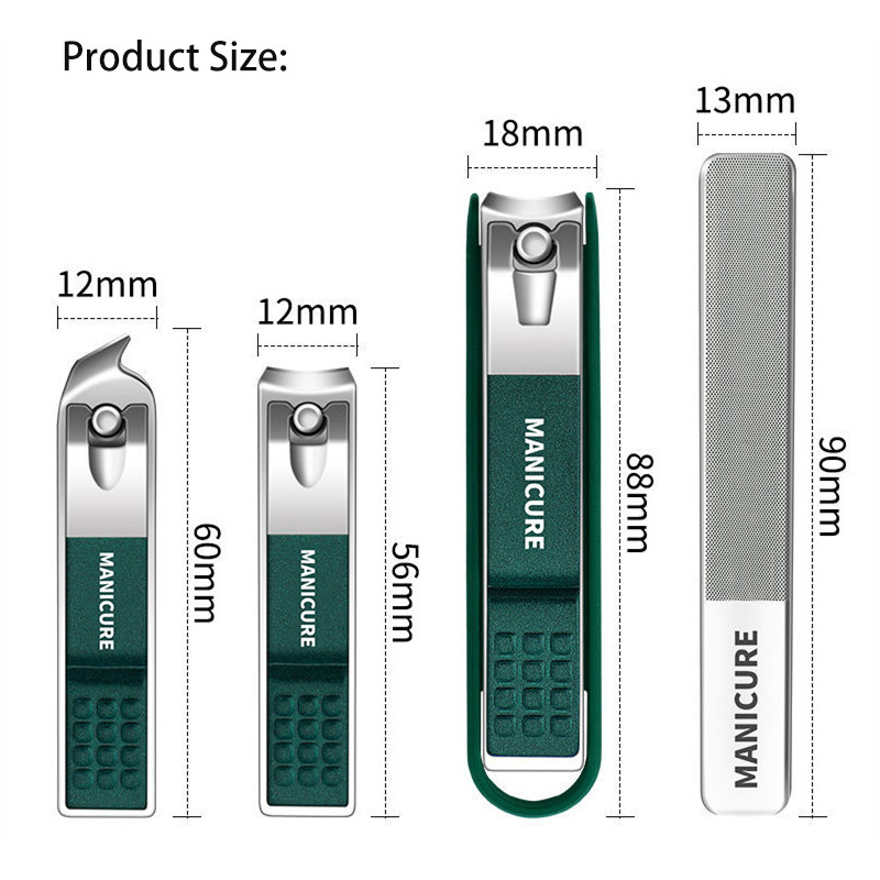 2023 m. Vokietijos nagų kirpimo mašinėlių rinkinys Visas naujų aukštos kokybės vyrų ir moterų su specialiais nagais kirptų nagų kirpimo mašinėlių rinkinys pedikiūro įrankių dėžės
