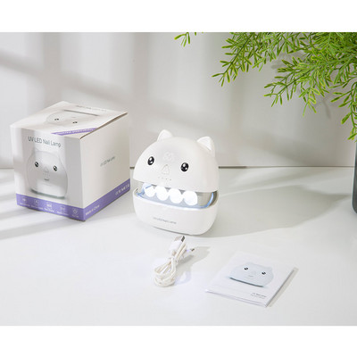 Mini aranyos kisállat körömszárító 15W UV led lámpa manikűr körömszárító géphez Smart Sensor 30s/60s/90s tárolódobozzal vezeték nélküli barkácsolás