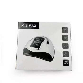 SUN X11 MAX UV LED Φως νυχιών Γρήγορης ωρίμανσης Gel βερνίκι νυχιών Στεγνωτήριο νυχιών Επαγγελματικό έξυπνο στεγνωτήριο νυχιών Μεγάλη οθόνη αφής LCD
