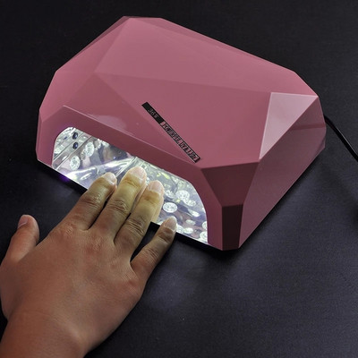 Sa senzorom LED svjetiljka za nokte Sušilo za nokte U obliku dijamanta 36W LED CCFL alati za sušenje noktiju za UV gel lak za nokte Art alati Dimond