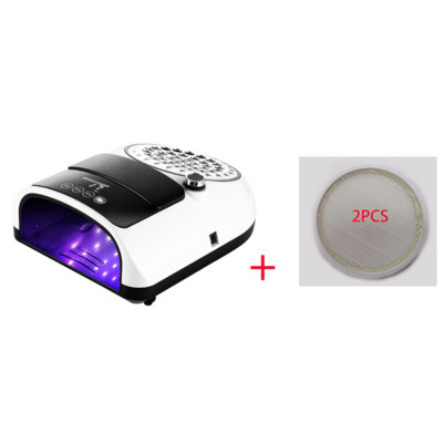 2IN1 nagy teljesítményű, 186 W-os körömporszívó 42 LED-es körömszárító lámpa UV led lámpa kipufogó ventilátor körmökhöz Professzionális körömfelszerelés