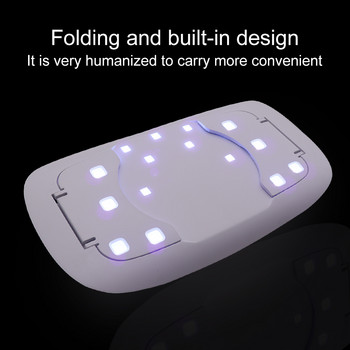 Най-новата лампа за нокти Двоен източник на светлина LED UV лампа Светлина за нокти Сушилня за нокти за втвърдяване на всички видове гел лакове за нокти
