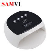 SAMVI SUN4 Plus 52W UV lámpás körömszárító köröm manikűrhöz Smart Sensor Timer LED Screen Kikeményítő Összes gél lakk UV LED körömlámpa