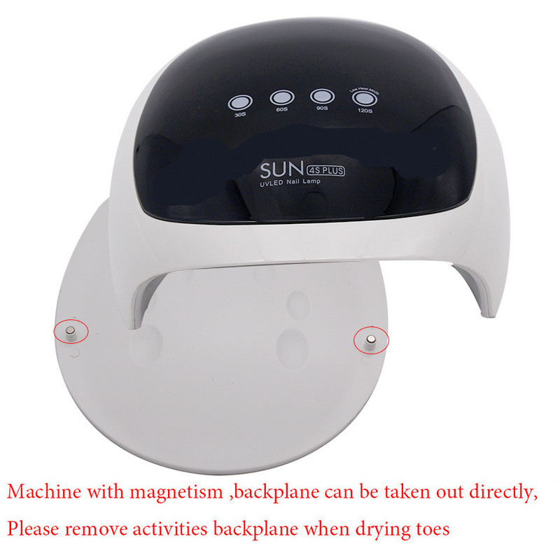 SAMVI SUN4 Plus 52W UV lámpás körömszárító köröm manikűrhöz Smart Sensor Timer LED Screen Kikeményítő Összes gél lakk UV LED körömlámpa