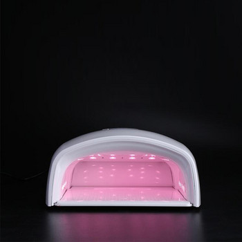 Акумулаторна UV лампа за нокти с червена светлина 48W Безжични лампи за маникюр Вградена 7800mAh батерия Сушилня за нокти S10 Безжична LED лампа за нокти