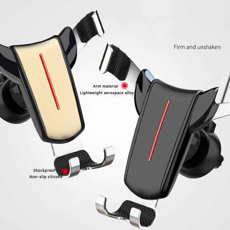 Držač za auto za telefon Stalak za montiranje na ventilacijski otvor za automobil Univerzalni gravitacijski držač za telefon Stalak za mobitel Podrška za iPhone 12 13 Xiaom