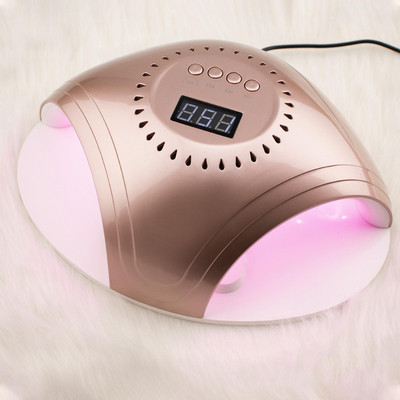 UV LED körömlámpa 86 W 43 lámpagyöngyökkel, nagyobb helyigényű gél lámpa irodai használatra, iskolás nő