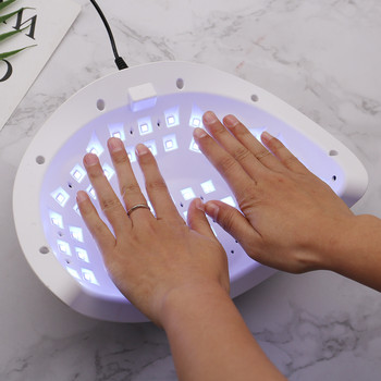 New Nail Dryer Modern 1 Whale Scale Design Μεγάλη οθόνη LCD 10s/30s/60s/99s Timer Manicure Lamp UV Nail Lamp Art Tool