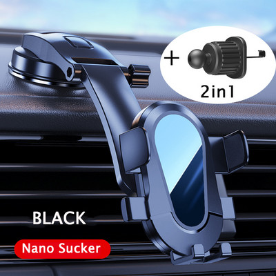 Suport pentru telefon auto Suport pentru telefon mobil Nano Sucker Suport în tabloul de bord al mașinii Suport pentru montare GPS pentru telefon mobil iPhone 13 12 11 Xiaomi